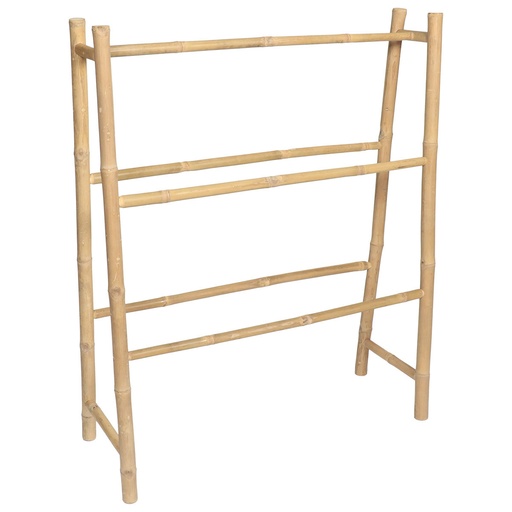 Porte serviettes bambou 5 barres a monter - bambou