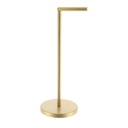 Reserve et derouleur papier wc metal - dore