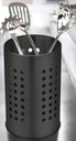 Porte-ustensiles de cuisine en métal - forme cylindrique