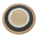 Coton jute rond tapis d120cm