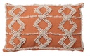 Coussin eclair orange