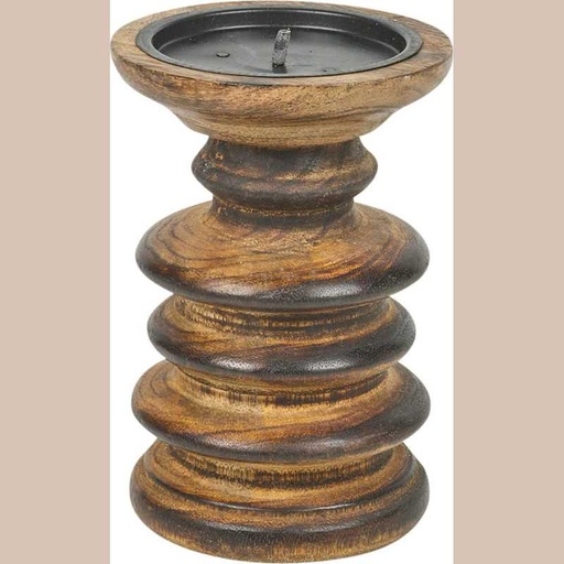 Candle pillar 24cm natural