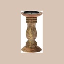 Candle holder 20cm natural