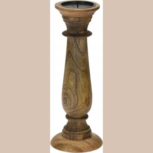 Chandelier en bois 36cm naturel