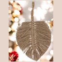 Plume en jute 16 cm modèle 2