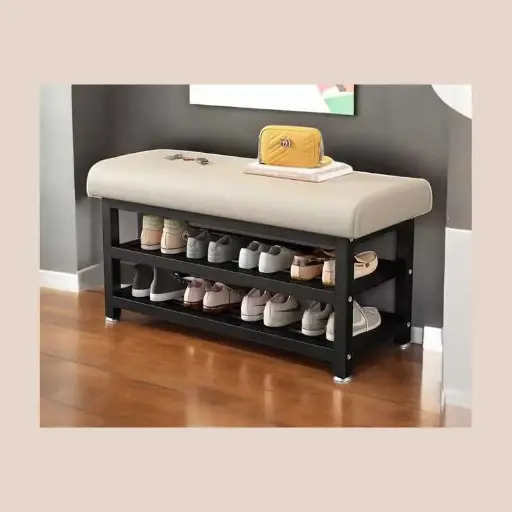 Banc avec rangement chaussures élégant et pratique