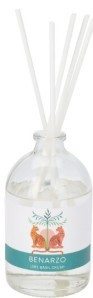 Diffuseur benarzo 80ml 7x22cm "citron vert basilic écrasé"