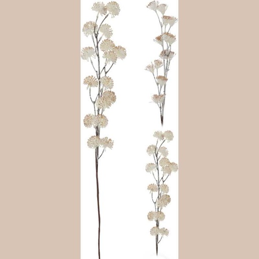 Branch with white flowers 65cm