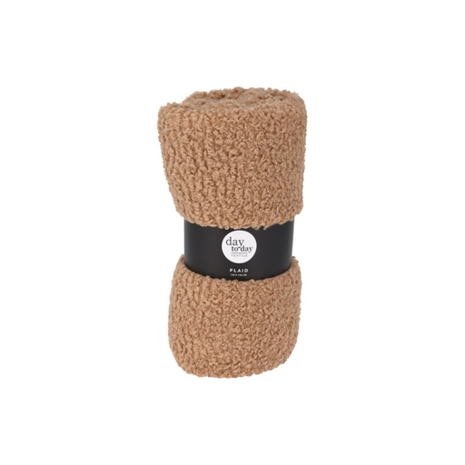 Plaid teddy marron