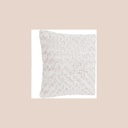 Coussin four bouclee ecru45x45