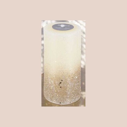 Bougie pilier 7x13cm blanc