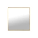Plate mirror doré 25cm - carré