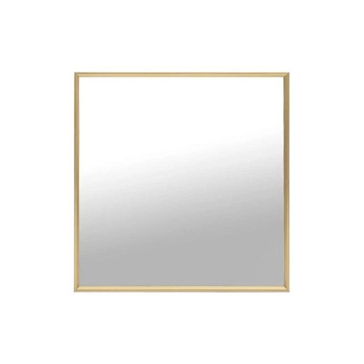 Plate mirror doré 25cm - carré