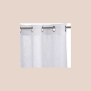 Voilage fred blanc 140x240
