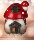 Maison champignon avec led 13 cm modéle 3