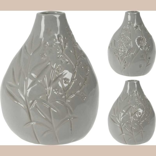 Vase gris 14 cm