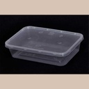 Lot de 50 barquettes avec couvercle 650g