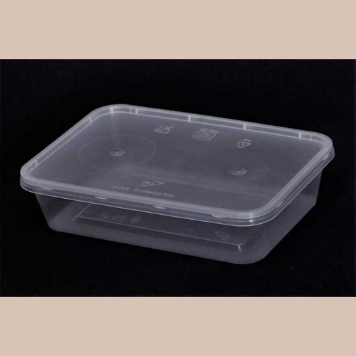 Lot de 50 barquettes avec couvercle 650g