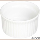 Ramequin 9cm ceram blanc