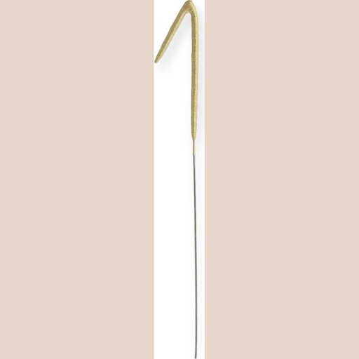 Bougie chiffre scintillante 01