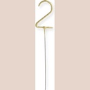 Bougie chiffre scintillante 02