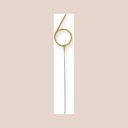 Bougie chiffre scintillante 06