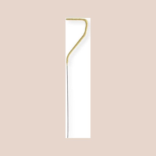 Bougie chiffre scintillante 07