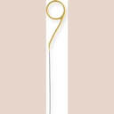 Bougie chiffre scintillante 09