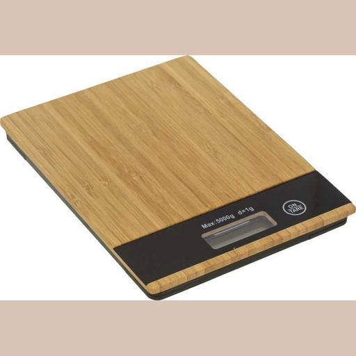 Balance digitale bambou