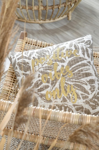 Hemera coussin 40x40taupe 