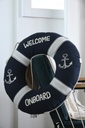 Escale coussin bouee 50cmmarine 