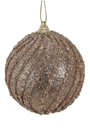 Boule de noël en polypropylène 8 cm modèle 1