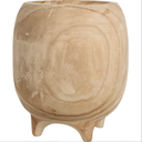 Pot bois 27cm rond