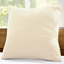 Taie de coussin 65x65 grege gaze de coton celestia