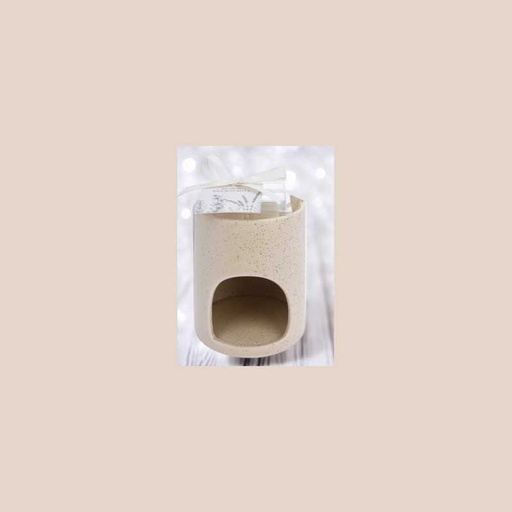 Brûleur à huile avec cire parfumée "grenade"