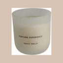 Bougie parfumée dans verre-blanc