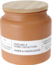 Bougie parfumée couvercle bois marron