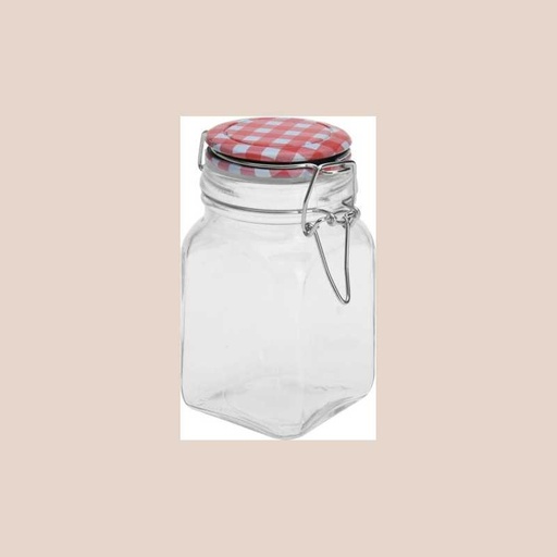 Jar verre 250ml carré
