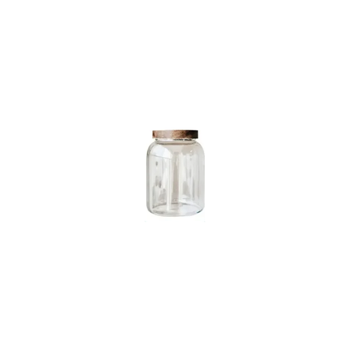 Pot en verre avec couv. bois 3400ml