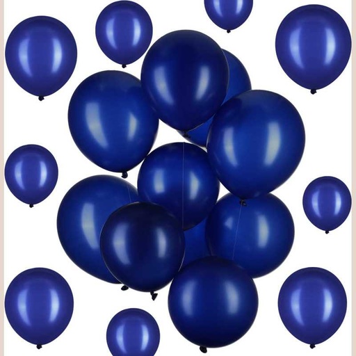 Ballon bleu unis x30