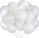 Ballon unis blanc x30