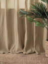 Rideaux 135x250 travertine  gaze de coton celestia