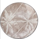 Assiette porcelaine 19 cm palm beige
