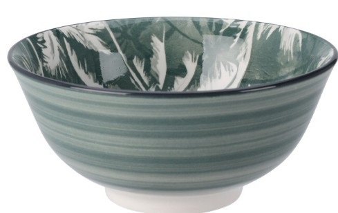 Bol en porcelaine 15 cm x h7 cm vert