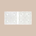 Wall decoration mdf 30x2x30 mandala-fleur
