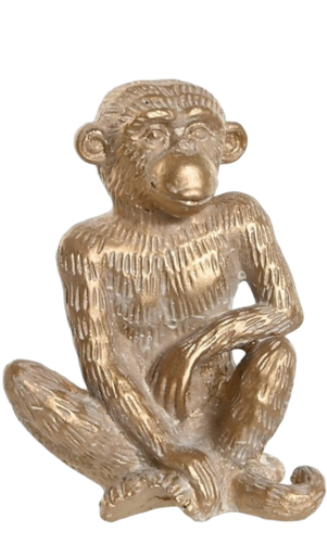 Figurine singe  en resine 14x10x14 cm
