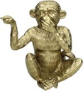 Figurine singe muet en resine 14x10x14 cm