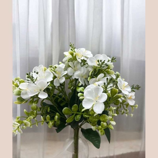 Bouquet freesia blanc