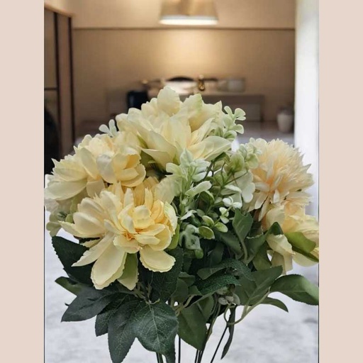 Bouquet dahlia jaune
