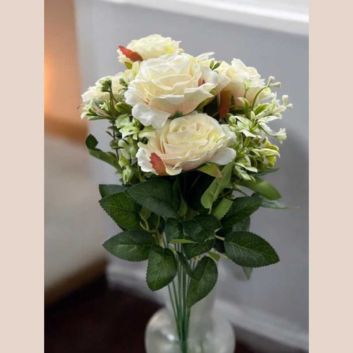 Bouquet rose couleur blanc